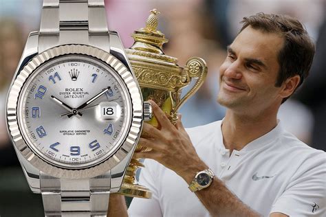 rolex and federer|Rolex datejust Federer.